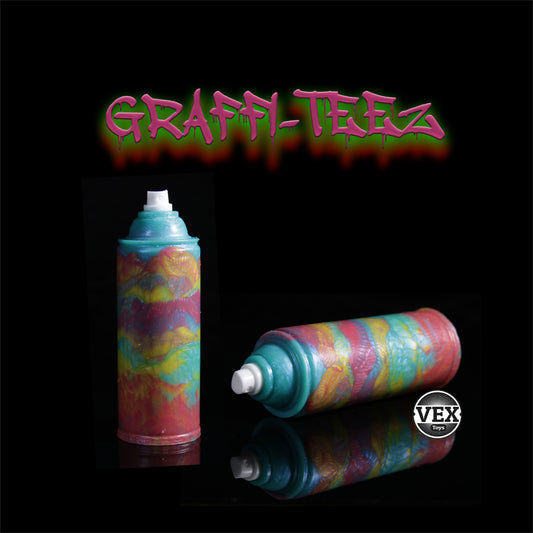 Artistic Adult Toy Graffiti Spray Paint Can Silicone Sex Toy | GRAFFI-TEEZ