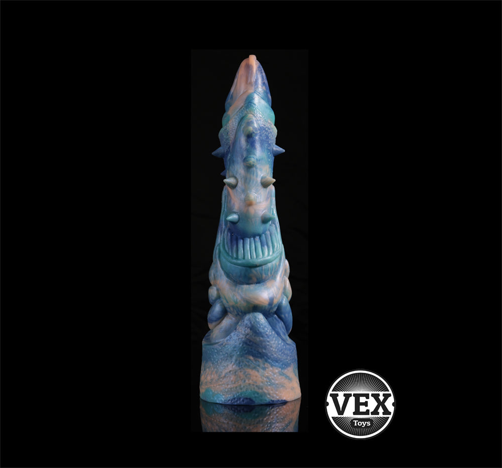 Large Textured Dildo | ALIEN INVASION | 100% Platinum Silicone TOy