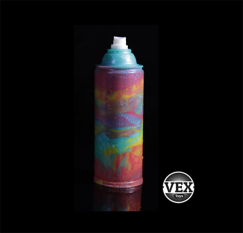 Artistic Adult Toy Graffiti Spray Paint Can Silicone Sex Toy | GRAFFI-TEEZ