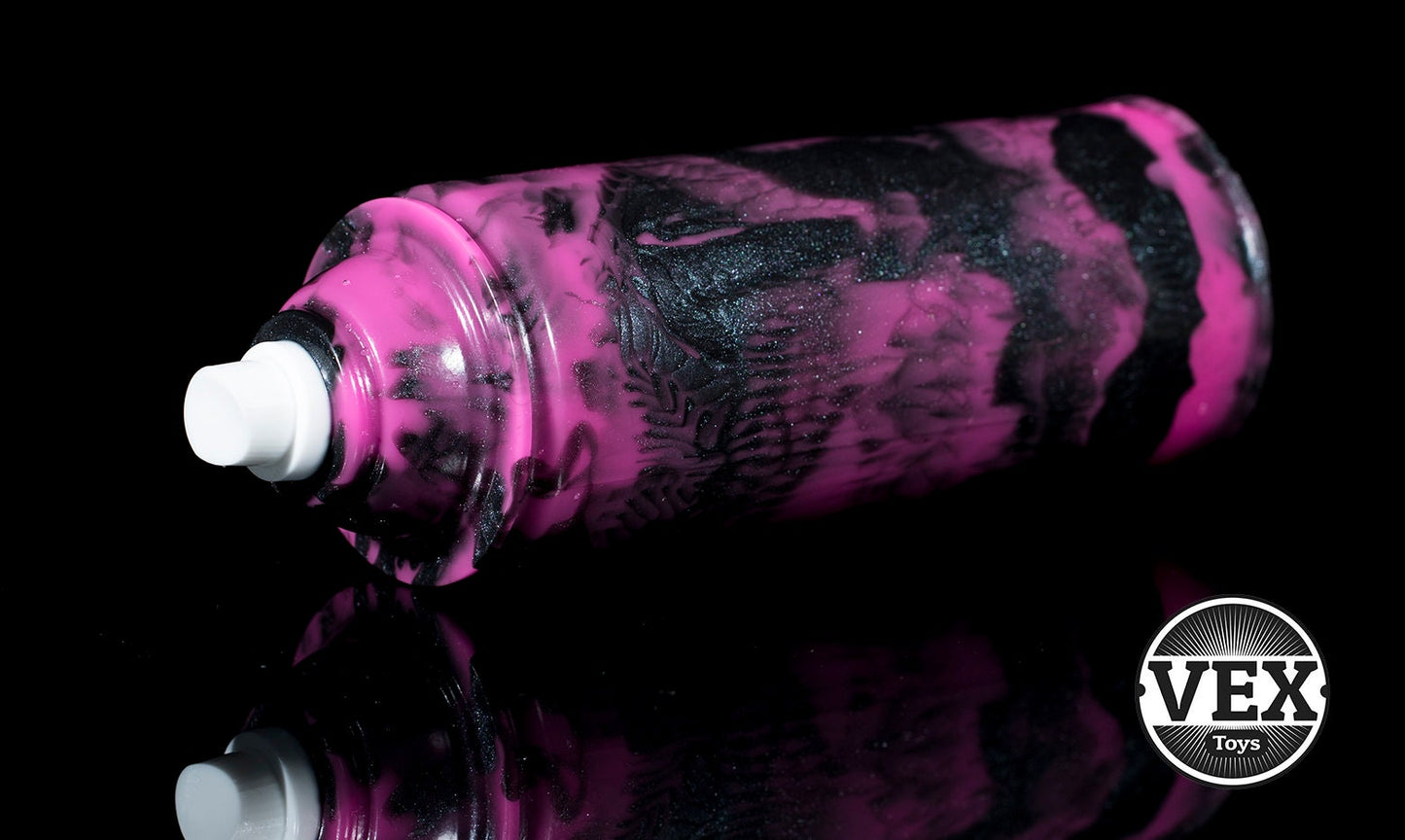 Platinum Silicone Dildo "Graffi-teez" | Spray Paint Can Graffiti Dildo