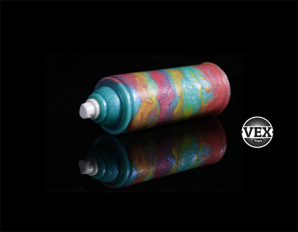 Artistic Adult Toy Graffiti Spray Paint Can Silicone Sex Toy | GRAFFI-TEEZ