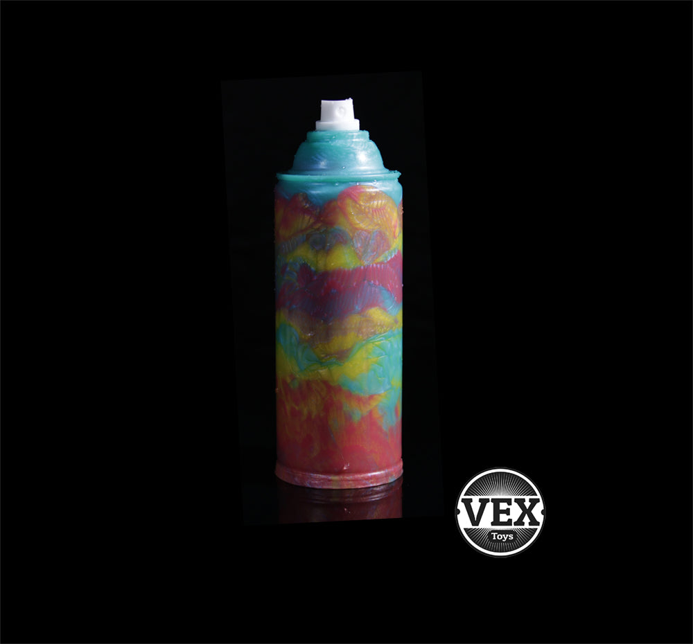 Artistic Adult Toy Graffiti Spray Paint Can Silicone Sex Toy | GRAFFI-TEEZ