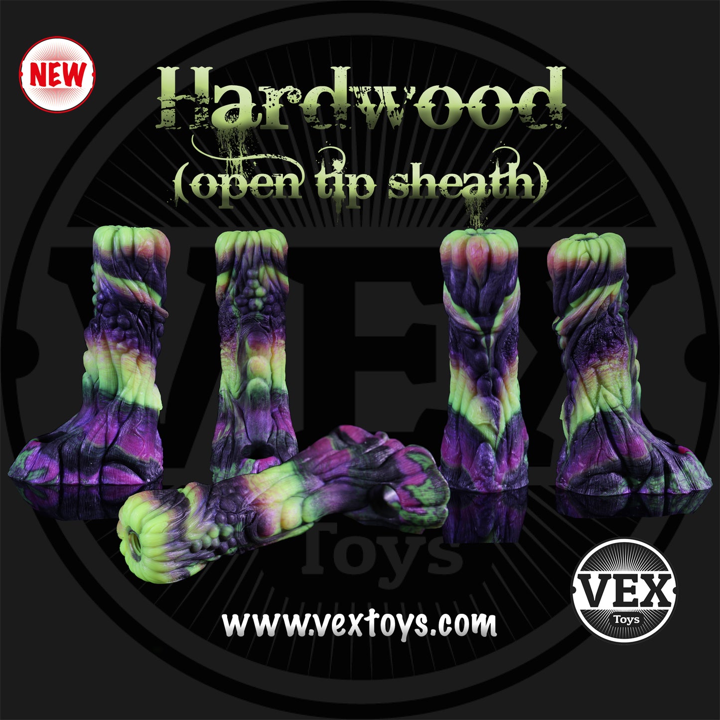 Silicone Sheath Penis Enhancer | Hardwood