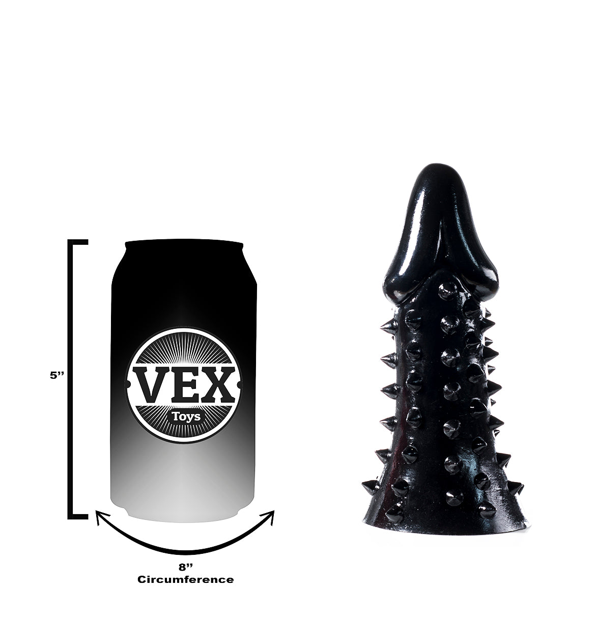 Textured Sex Toy Spike Covered Dildo | SPIKE