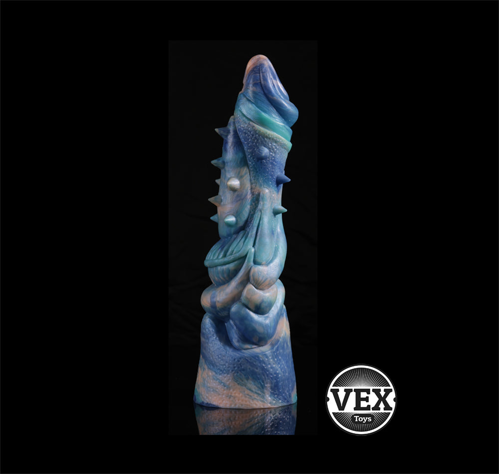 Large Textured Dildo | ALIEN INVASION | 100% Platinum Silicone TOy